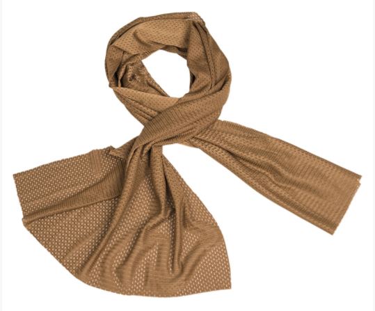 MESH NET SCARF DARK COYOTE