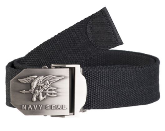 US BLACK NAVY SEAL BELT 38 MM