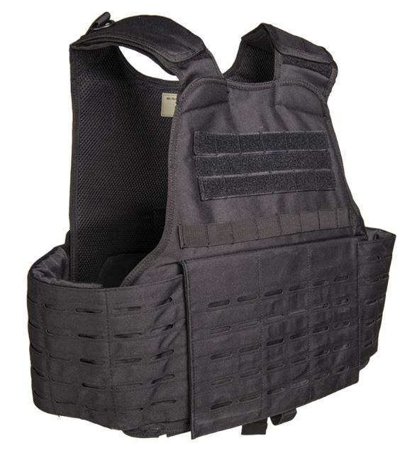  LASER CUT CARRIER VEST BLACK