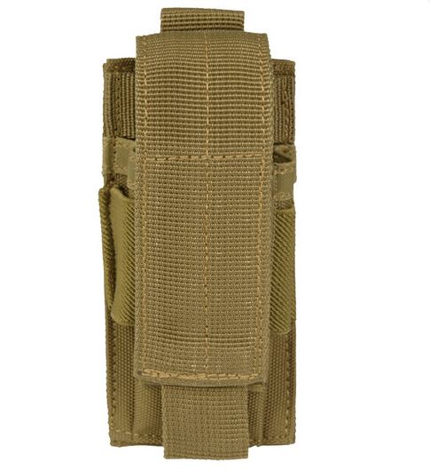 SINGLE PISTOL MAGAZINE POUCH MOLLE COYOTE
