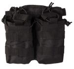 OPEN TOP MAGAZINE POUCH DOUBLE BLACK