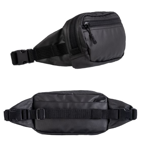 TACTICAL BLACK FANNY PACK TRAVELLER