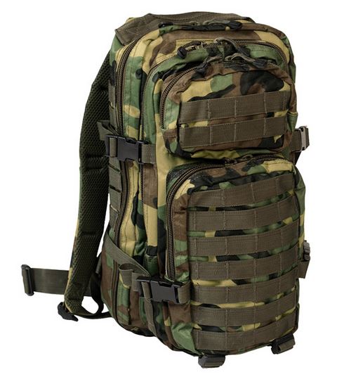 US ASSAULT PACK SMALL 20L  WOODLAND