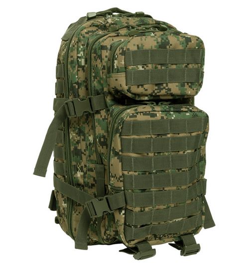 US ASSAULT PACK SMALL 20L  DIGITAL WOODLAND