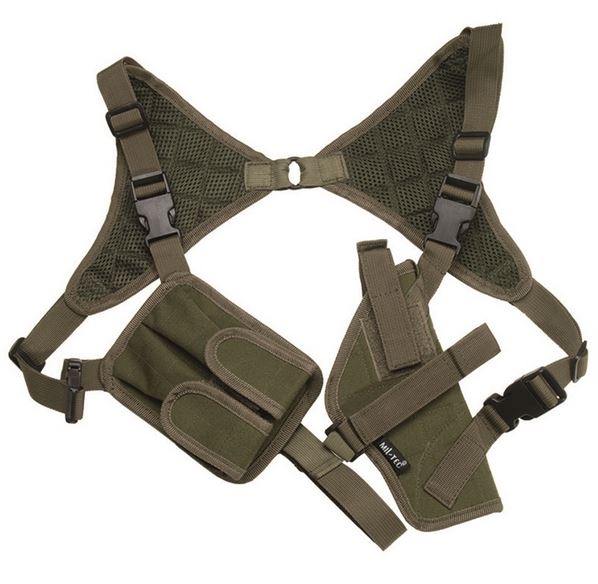 SHOULDER PISTOL HOLSTER CORDURA OD