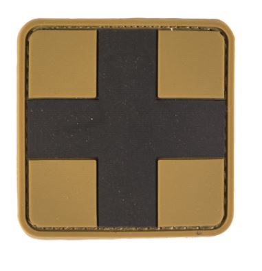 COYOTE PVC 3D FIRST AID PATCH LARGE	