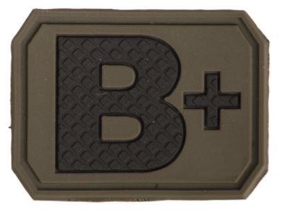OD 3D BLOOD TYPE PATCH B POSITIVE	