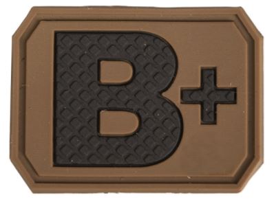 DARK COYOTE 3D BLOOD TYPE PATCH B POSITIVE