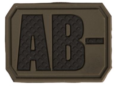 OD 3D BLOOD TYPE PATCH AB NEGATIVE	