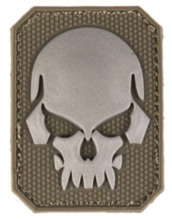 OD PVC SKULL 3D PATCH SMALL	