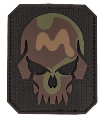 mt-16832120.jpg CAMO PVC SKULL 3D PATCH LARGE - Image 1