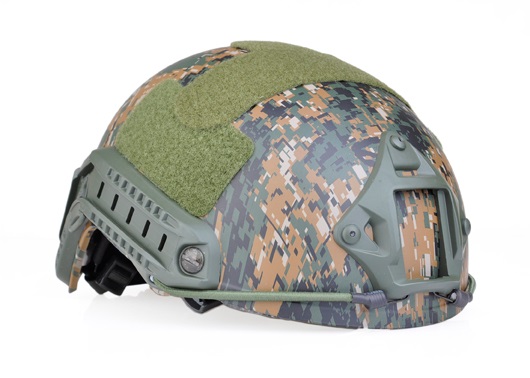 FAST Helmet-Standard TYPE - WOODLAND DIGITAL																																																																																																																																																																																																																			