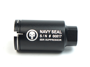 NOV M4 Flash Hider NAVY SEAL STYLE - BK																																																																																																																																																																																																																								