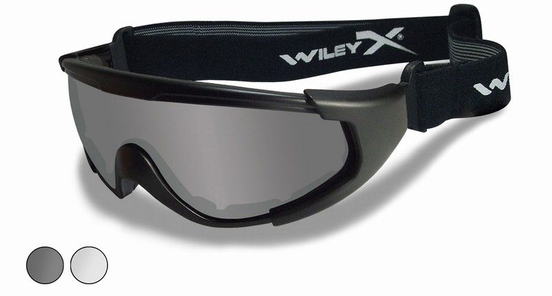 CQC Smoke, Clear, Matte Black Frame