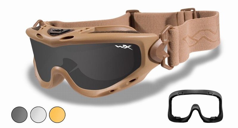 SPEAR Smoke/Clear/Light Rust Tan Frame