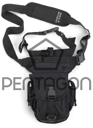 MAX-S Gun Thigh Pouch (Black)