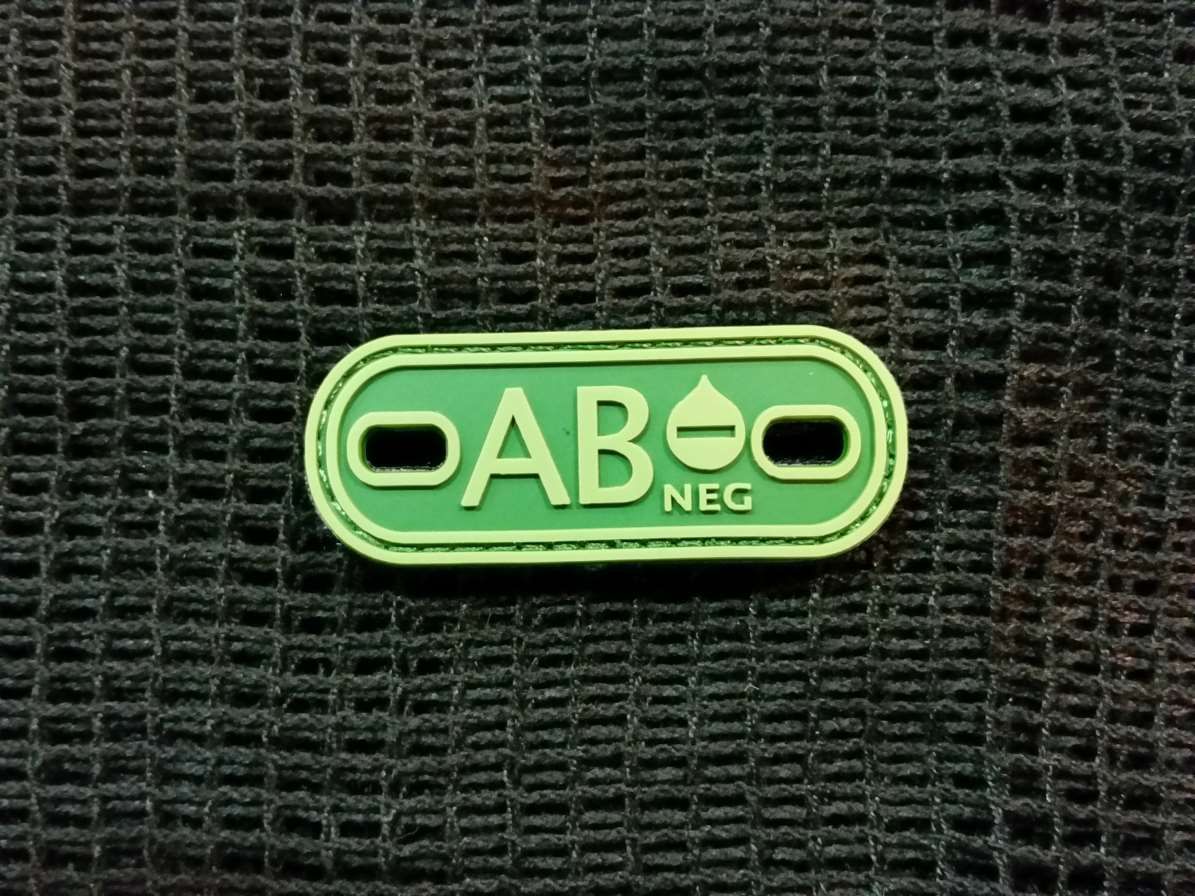 PVC-Blood Type-AB Neg