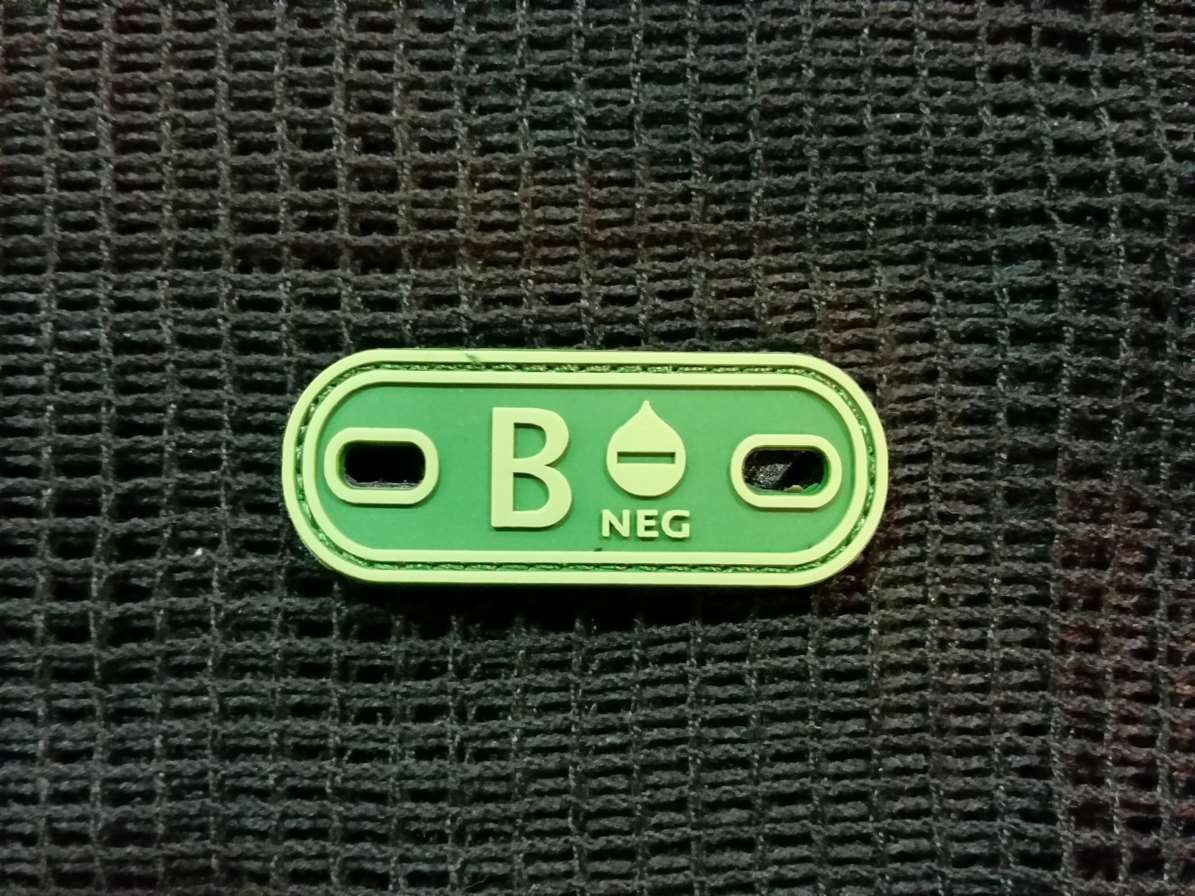 PVC-Blood Type-B Neg