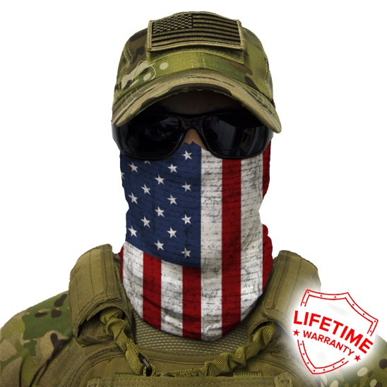 FACE SHIELD-AMERICAN FLAG