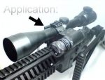 Triple Rail Base 25 / 30mm Scope/Flashlight Combat 20mm Mount
