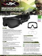 SPEAR Smoke/Clear Matte Black Frame