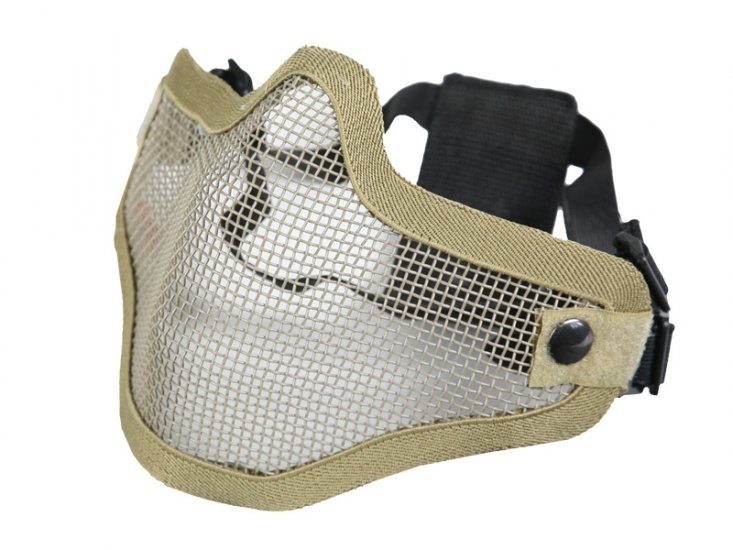 Steel Half Face Mask (TAN)