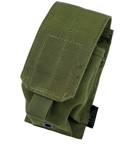 tmc-0109-1.jpg TMC Cordura MOLLE Smoke Grenade Pouch ( OD ) - Image 1