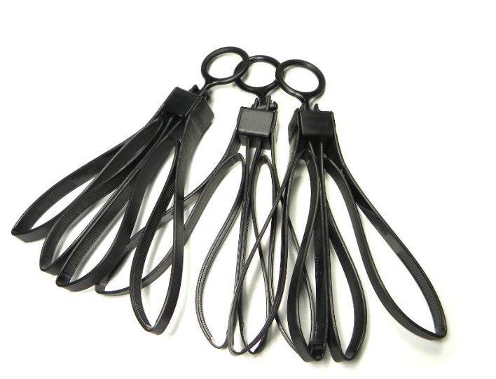 TMC Fold Plastic Dummy Colored Restraints 3pcs (BK)