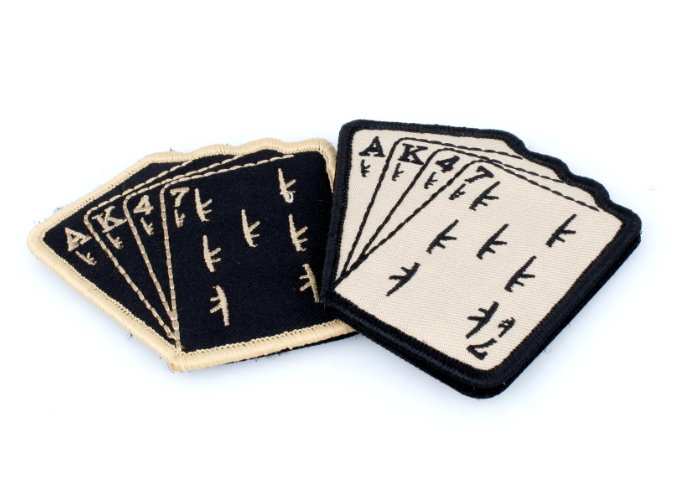 TMC POKER AK47 Velcro Patch (BK)