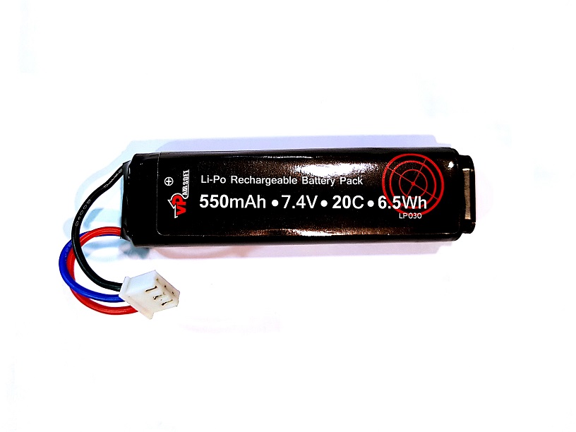 7.4V/550mAh/20C for AEP Pistol