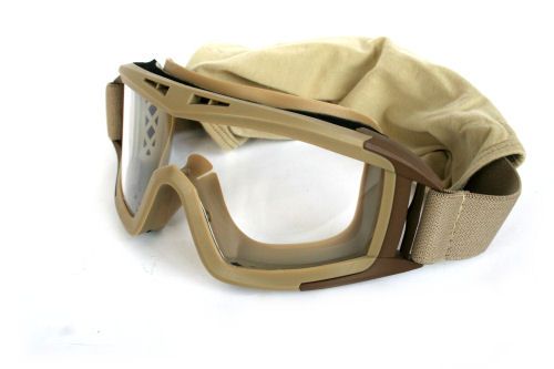 X800A Desert Locust Goggle - Clear (TAN)