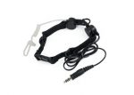 Tactical Throat Mic Headset (Black) - Image 4