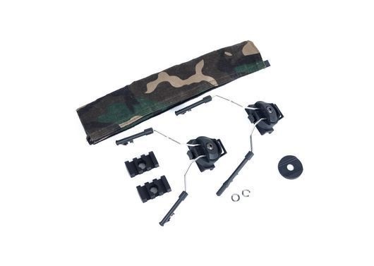 Helmet Rail Adaptor Set for COMTAC I and II (Black)
