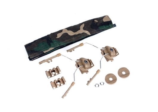 Helmet Rail Adaptor Set for COMTAC I and II (DE)