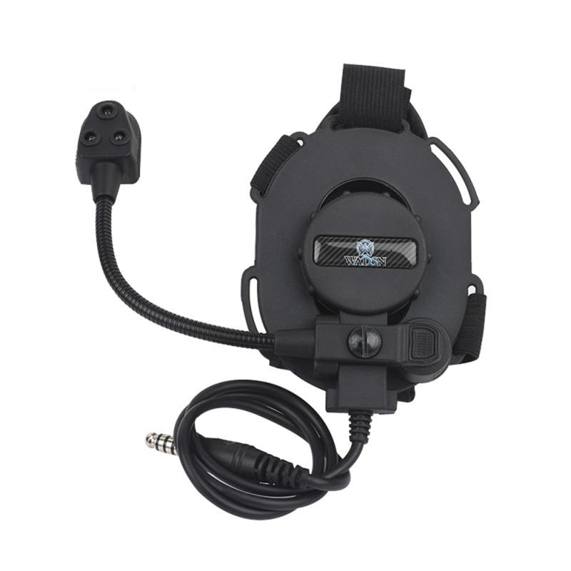 WZ069-BK Bowman III tactical headset with bright mic - BK - Image 1