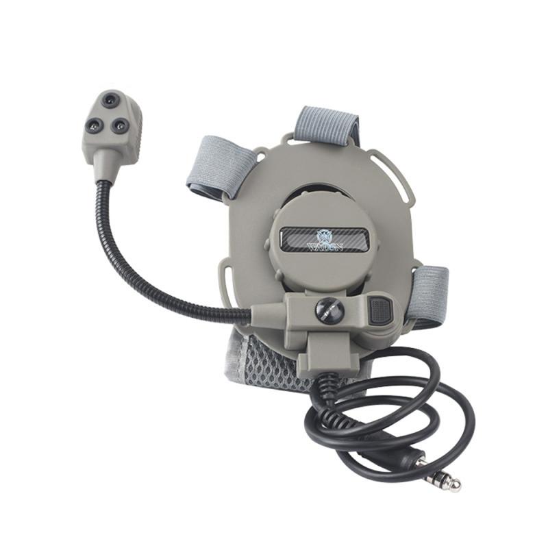 WZ069-FG Bowman III tactical headset with bright mic - FG - Image 1